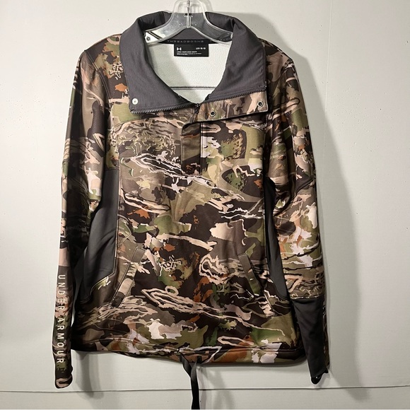 Under Armour women’s camo 1/4 zip top size large - Picture 1 of 12